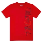 DUCATI Koszulka T-Shirt Męski Skyline Red