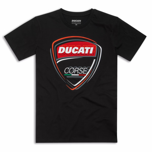 DUCATI T-Shirt Męski DC Sketch 2.0 Black
