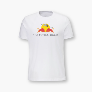 RED BULL T-Shirt Męski The Flying Bulls Logo White