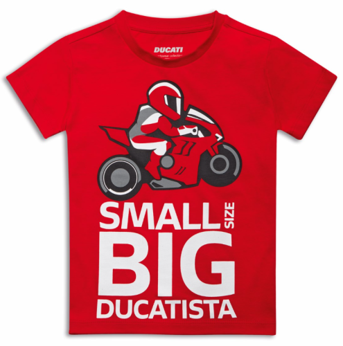 DUCATI T-Shirt Dziecięcy Big Ducatista Red