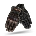 SHIMA Rękawice Skórzane Męskie Aviator Dark Brown