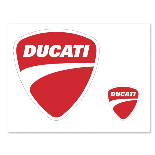 DUCATI Zestaw Naklejek Z Logo