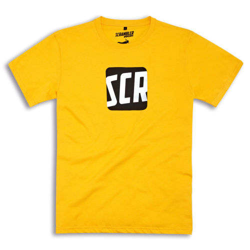 DUCATI T-Shirt Męski Scrambler Icon Yellow