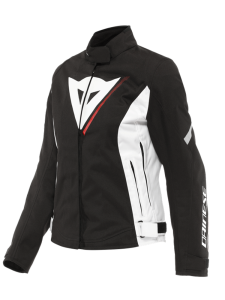 DAINESE Kurtka Motocyklowa Tekstylna Damska Veloce D-Dry Black/White/Red