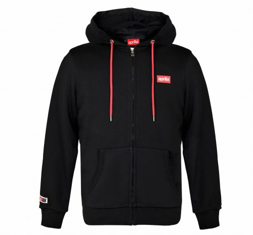 APRILIA Bluza Z Kapturem Unisex Wide Black