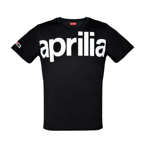 APRILIA T-Shirt Unisex Wide Black
