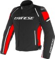DAINESE Kurtka Tekstylna Męska Racing 3 D-Dry Black/Red