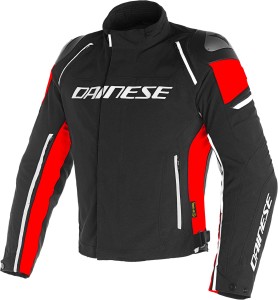 DAINESE Kurtka Motocyklowa Tekstylna Męska Racing 3 D-Dry Black/Red
