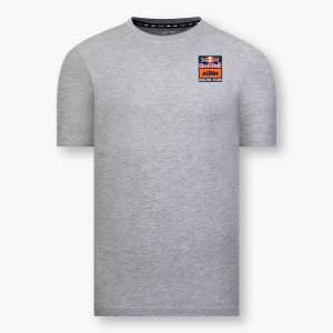 RED BULL T-Shirt Męski KTM Racing Team Backprint Light Grey 