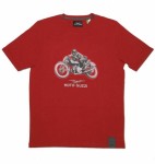 MOTO GUZZI T-Shirt Męski MG Garage Red