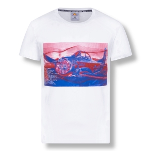 RED BULL T-Shirt Męski Plane T-28B White