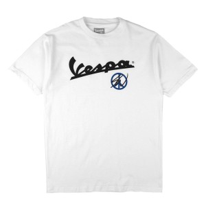 VESPA T-Shirt Męski Sean Wotherspoon Logo White