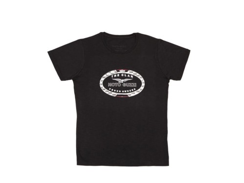 MOTO GUZZI T-Shirt Męski The Clan Proud Black