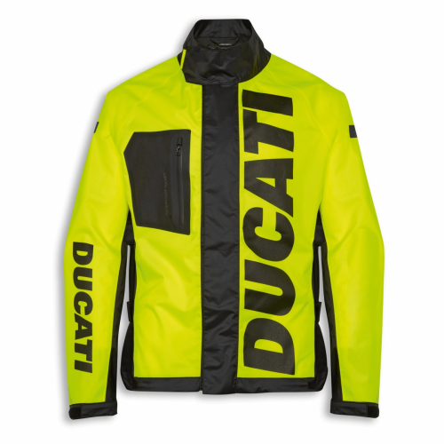DUCATI Kurtka Przeciwdeszczowa Aqua HV Fluo Yellow