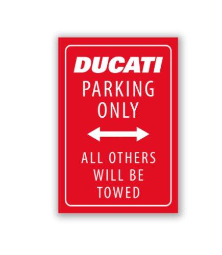 DUCATI Parking Only Magnes Na Lodówkę