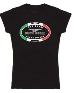MOTO GUZZI T-Shirt Damski The Clan Black