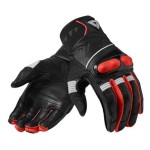 REVIT Rękawice Motocyklowe Skórzane Męskie Hyperion Black-Neon-Red