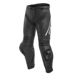 DAINESE Spodnie Motocyklowe Skórzane Męskie Delta 3 Black/White