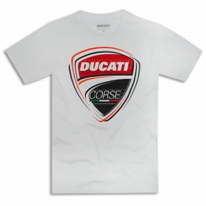 DUCATI T-Shirt Męski DC Sketch 2.0 White 