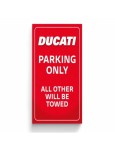 DUCATI Stalowy Magnes Parking Only