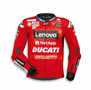 DUCATI Kurtka Motocyklowa Skórzana Męska MotoGP Team Replica 2024