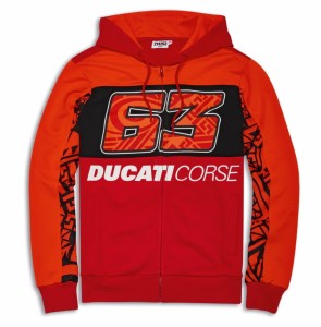 DUCATI Bluza Z Kapturem Dual Pecco Bagnaia 63