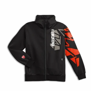 DUCATI Bluza Z Kapturem Męska Jargon Black