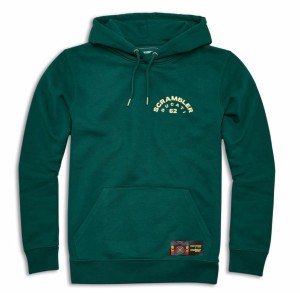 DUCATI Bluza Z Kapturem Unisex Energy Van Orton Green