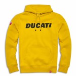 DUCATI Bluza Z Kapturem Męska Logo Yellow