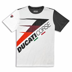 DUCATI T-Shirt Męski DC Speed White