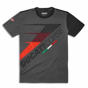DUCATI T-Shirt Męski DC Speed Grey