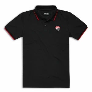 DUCATI Koszulka Polo DC Logo Black