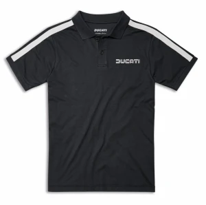 DUCATI Koszulka Polo Heritage Black