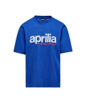 APRILIA Racing T-Shirt Męski Colorful Logo Blue