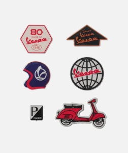VESPA Zestaw Naklejek 80TH