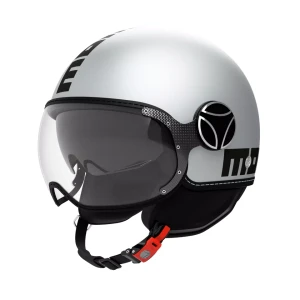 MOMO DESIGN Kask Otwarty FGTR EVO Mono Matt Grey/Cerulean Grey